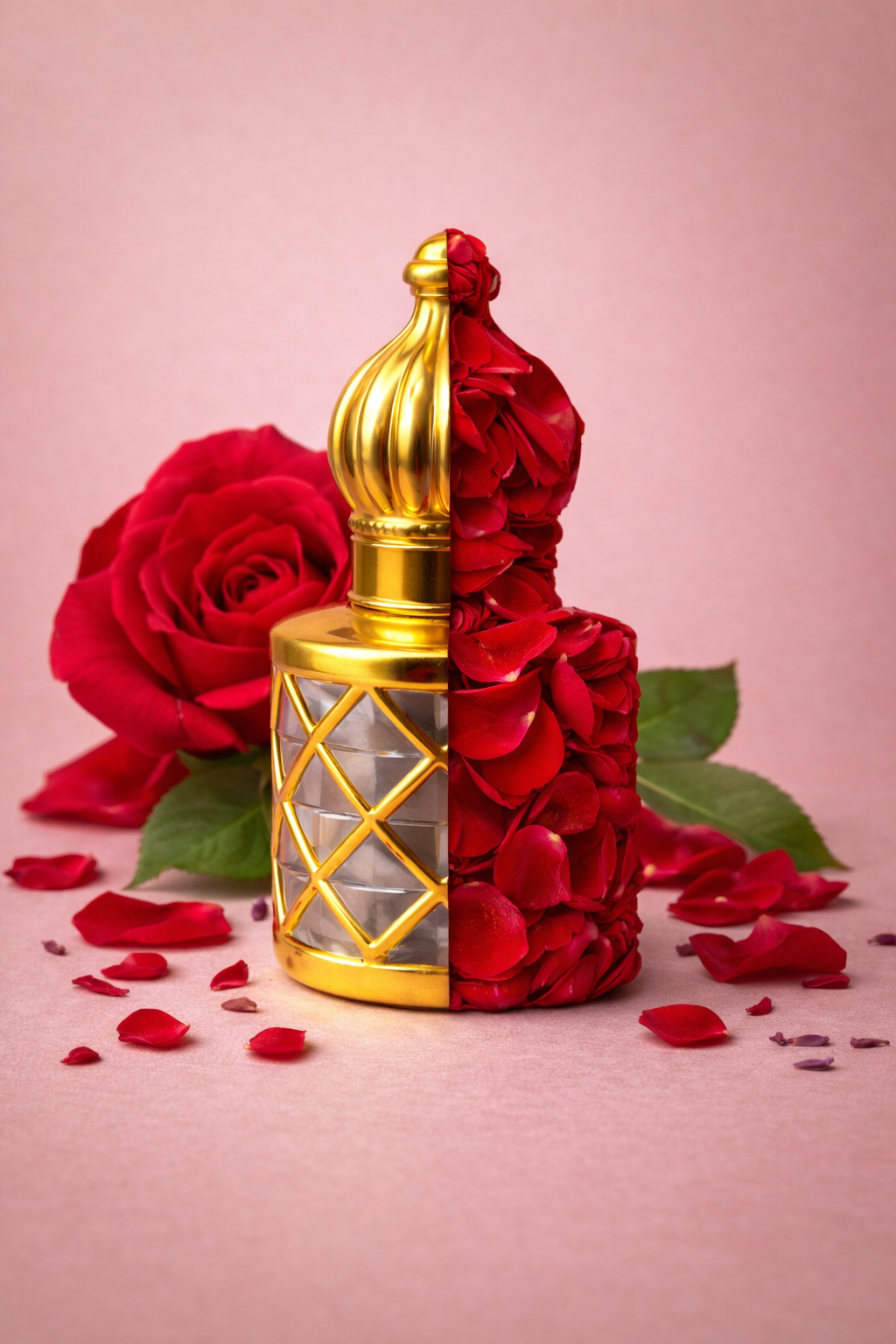 Laal Ishq – Pure Red Rose Attar | Handcrafted Kannauj Perfume