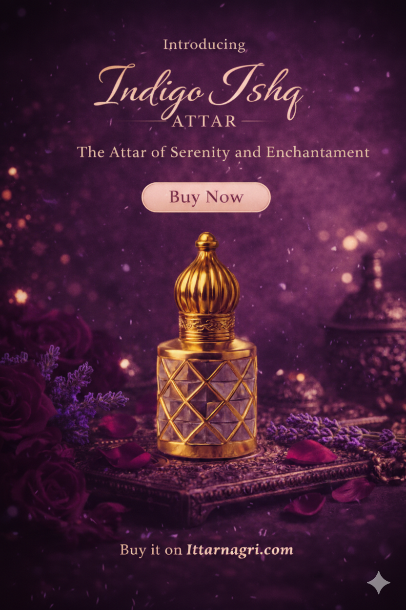Indigo Ishq – Pure Lavender Attar | Handcrafted in Kannauj
